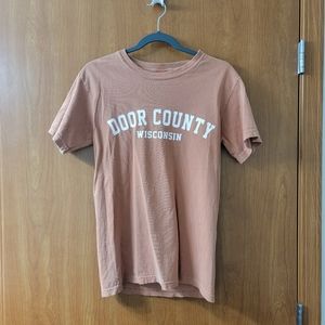 BOGO Comfort Colors Door County Wisconsin Crewneck T-Shirt Size Small